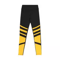 Тайтсы женские Oemen Y52 черно-желтые