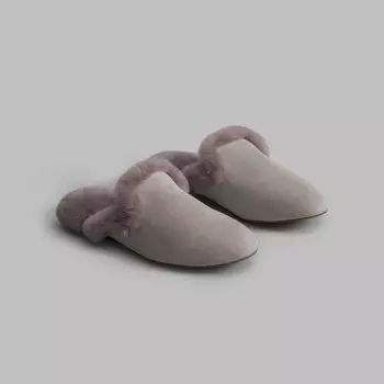 Тапочки Адали розовые женские меxовые размер 40-41