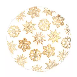 Тарелка ArdaCam Arctic 34 см золото