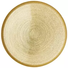 Тарелка Аксам Miracle Gold Shiny высокий борт 28 см