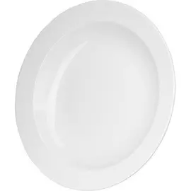 Тарелка Башкирский фарфор глубокая 22,5 см белая