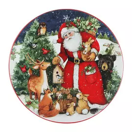Тарелка Certified Int Санта 28 см