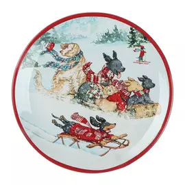 Тарелка Certified Int Собачки 23 см