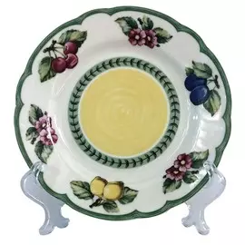 Тарелка десертная Thun 1794 Роза Фрукты 17 см