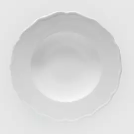 Тарелка глубокая Porcelana Bogucice River White 23 см