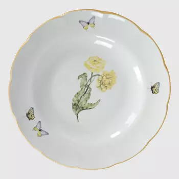 Тарелка глубокая Royal Garden Ботаника 23 см