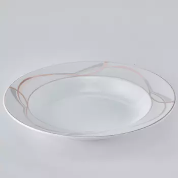 Тарелка глубокая Royal Garden Золотая Нить 23 см