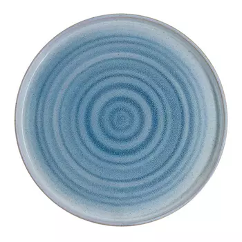 Тарелка Home and Style Azurro обеденная голубая 27 см