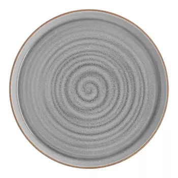Тарелка Home and Style Dallas закусочная серо-бежевая