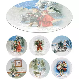 Тарелка Koopman декоративная 33 см Рождество