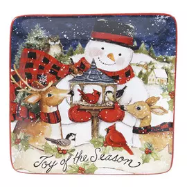 Тарелка квадратная Certified Int Олененок 15х15 см