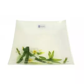 Тарелка квадратная Vellarti Бамбук 29,5*29,5 см