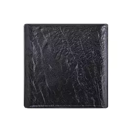 Тарелка квадратная Wilmax SlateStone фарфор 17х17 см