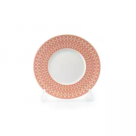 Тарелка La Rose des Sables Красный ажур 21 см
