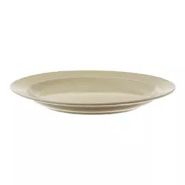 Тарелка мелкая Башкирский фарфор Принц 24 см светло-бежевый