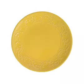 Тарелка мелкая Kutahya porselen Ivy желтый 26 см