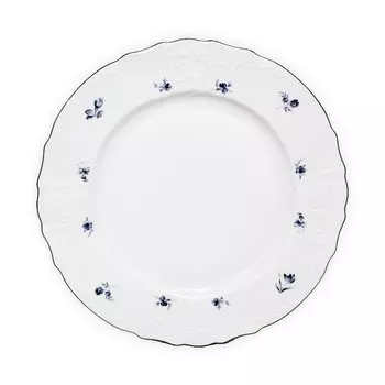 Тарелка мелкая Thun 1794 Bernadotte Синие мелкие цветы 21 см