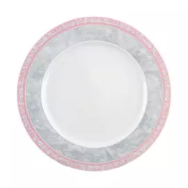Тарелка мелкая Thun 1794 Яна серый мрамор 25 см