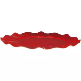 Тарелка Mercury Gothic 33 см красная