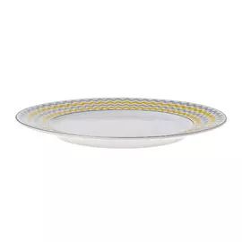 Тарелка обеденная 27см Yves de la rosiere огненный павлин