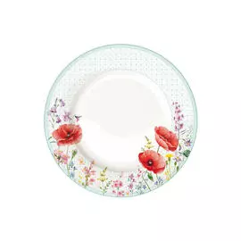 Тарелка обеденная Easy Life Красные Маки 26,5 см