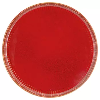 Тарелка обеденная Home and Style Comet 28 см терракота