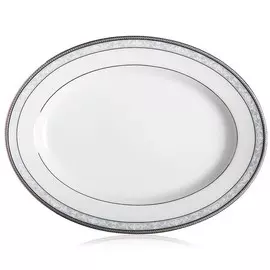 Тарелка обеденная Noritake Хэмпшир платиновый кант 27 см