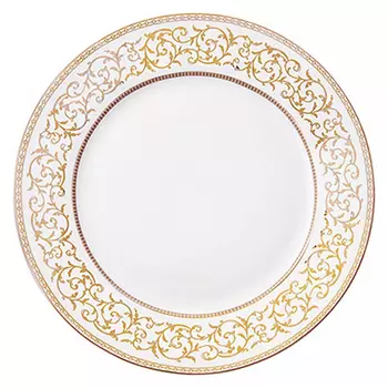 Тарелка обеденная Pozzi Milano 1876 Golden белая 27 см