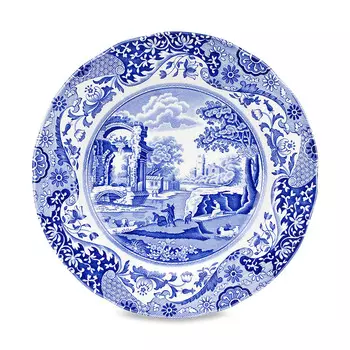 Тарелка обеденная Spode Голубая Италия 27 см