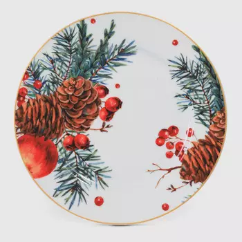 Тарелка обеденная White Rabbit Сосна 26,5 см