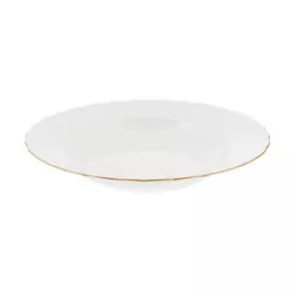 Тарелка суповая 22 см Kutahya porselen Basak отводка золото