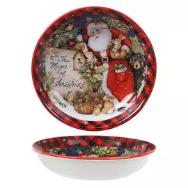 Тарелка суповая Certified International Санта 23 см