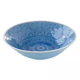 Тарелка суповая Easy Life Ambiente голубая 18 см