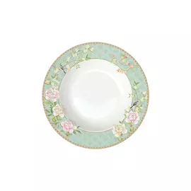 Тарелка суповая салатовая дворцовый парк Easy life El-r1360/pala