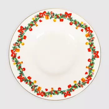 Тарелка суповая White Rabbit Зимняя сказка 22 см