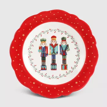 Тарелка Teammann Tableware новогодняя Щелкунчик 20 см