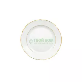 Набор тарелок Thun Констанция отводка золото 24 см 6 шт