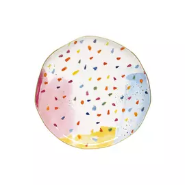 Тарелка закусочная Easy Life Брызги красок 19 см
