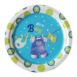 Тарелки бумажные Малыш 18 см 6 шт