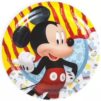 Тарелки бумажные Mickey Mouse 18 см 6 шт