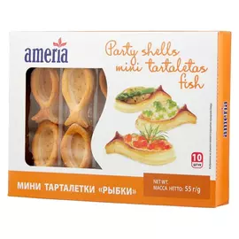 Тарталетки Ameria мини рыбки 60 г