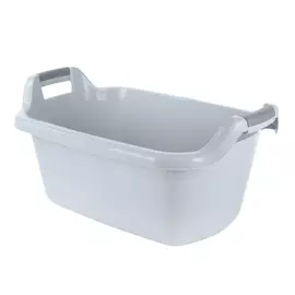 Таз с ручками Curver 35 л серый