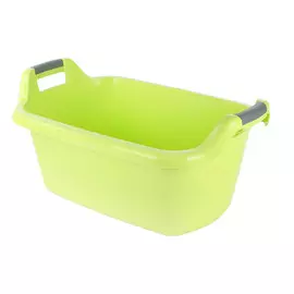 Таз круглый с ручками Curver 35л зеленый