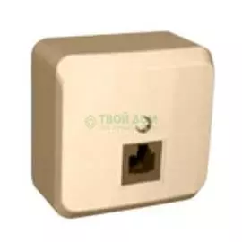 Телефонная розетка Schneider Electric Этюд TELA-001K