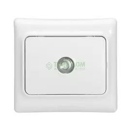 Телевизионная розетка Легранд тв простая белый (782115)