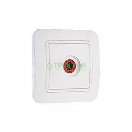 Телевизионная розетка Makel белая