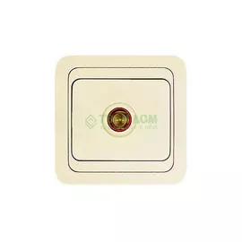 Телевизионная розетка Makel тv крем