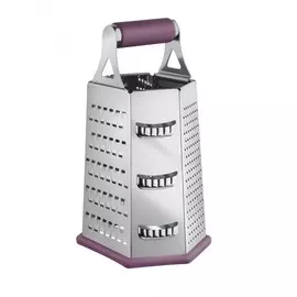 Терка шестигранная Guffman Casa 20 см фиолетовая