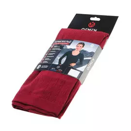 Термофутболка с горлом женская Oemen DL002 бордовая S