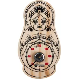 Термометр "Матрёшка" 9,5*17 см для бани и сауны "Банные штучки" /10
